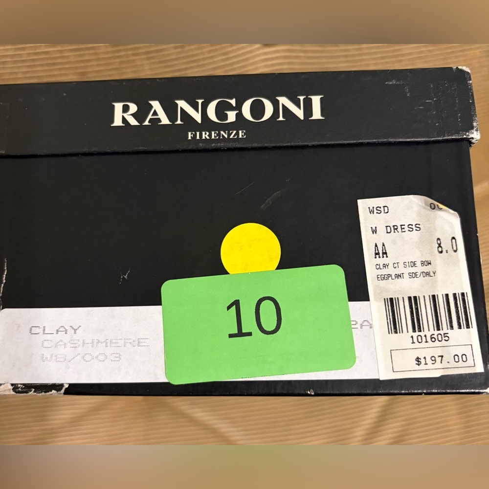 NWT Clay by Rangoni Italian Leather/Suede Women's Pumps - Size 8AA - Picture 3 of 17